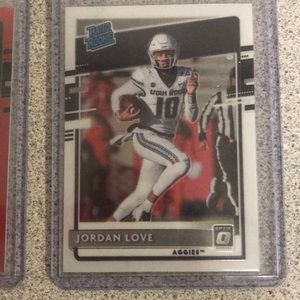 2020 Panini optic rated rookie Jordan love , mims